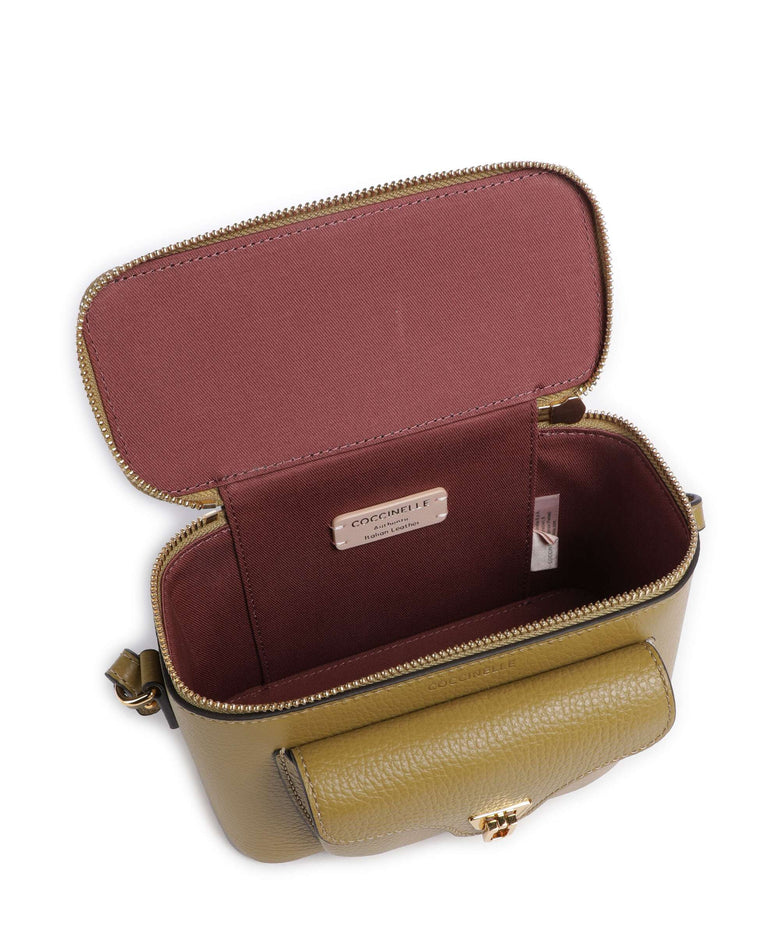 Coccinelle Beat Generation Crossbody bag seagrass