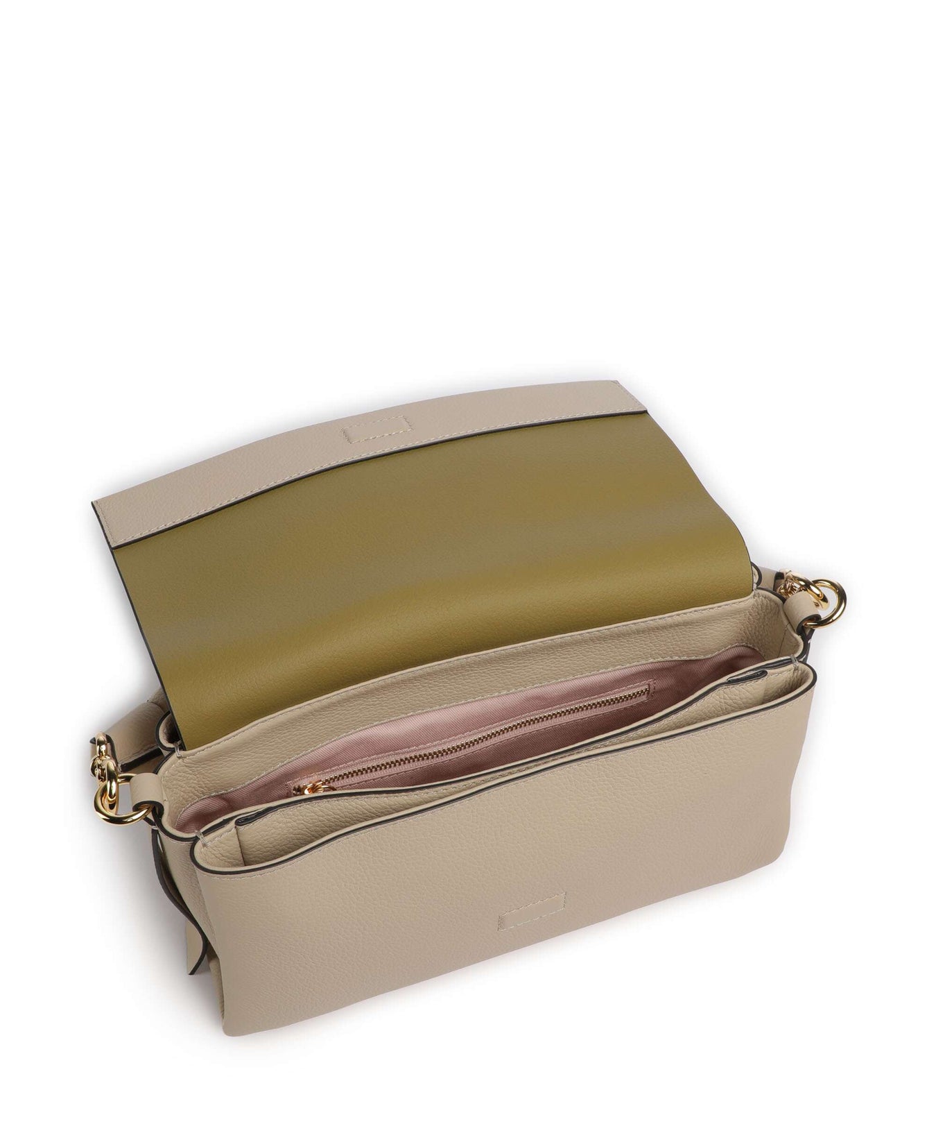 Coccinelle Boheme Grana Double Shoulder bag sandshell/seagrass