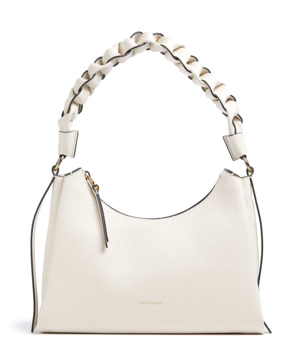 Coccinelle Boheme Grana Double Shoulder bag pearl/cognac