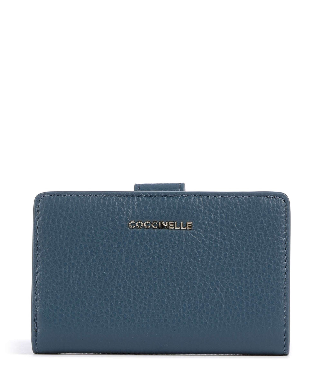 Coccinelle Metallic Soft Wallet deep blue
