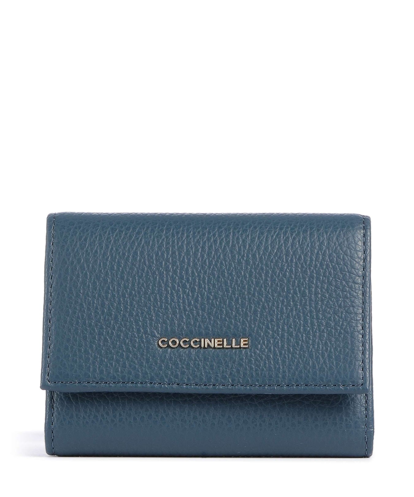 Coccinelle Metallic Soft RFID Wallet deep blue