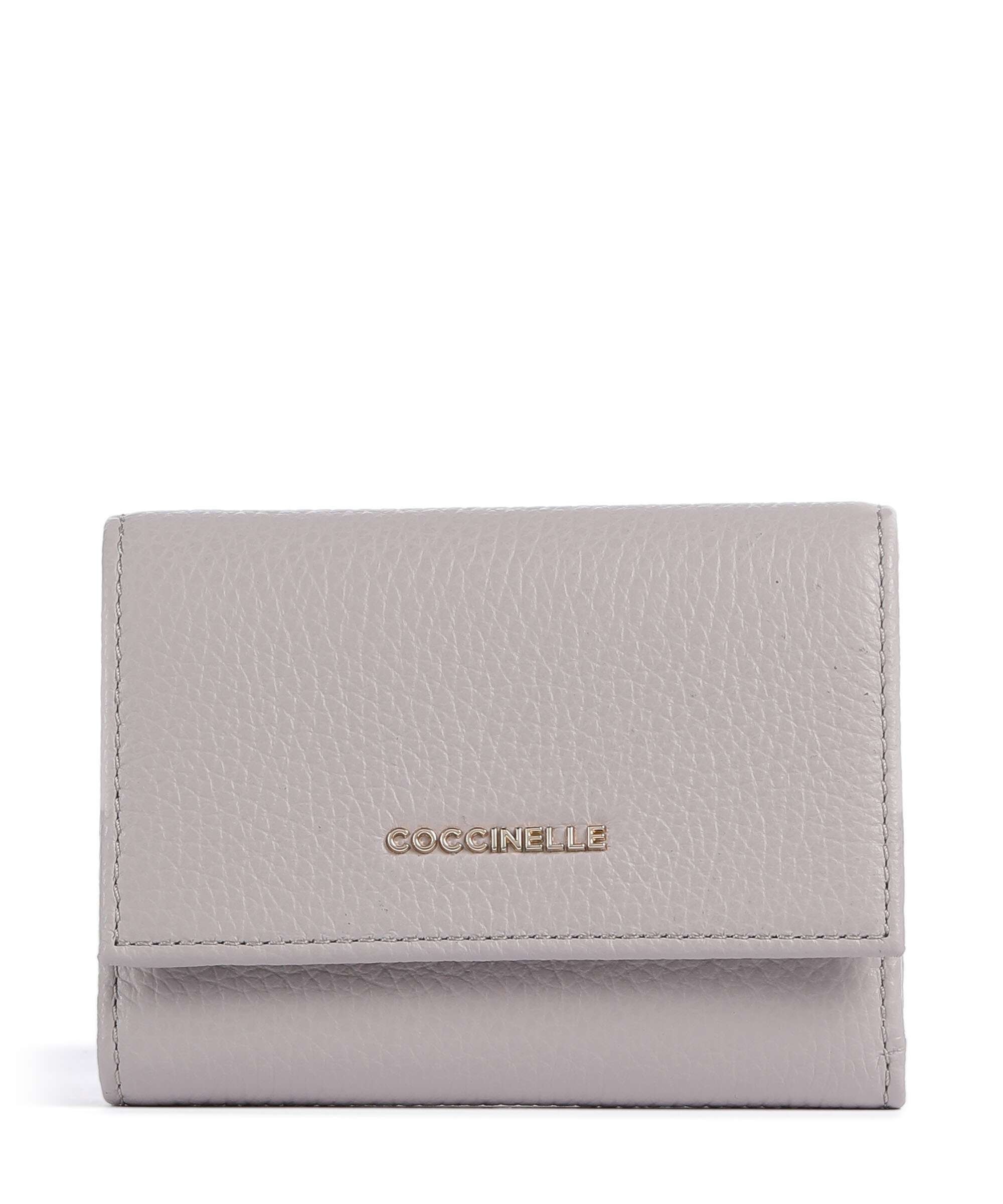 Coccinelle Metallic Soft RFID Wallet oyster