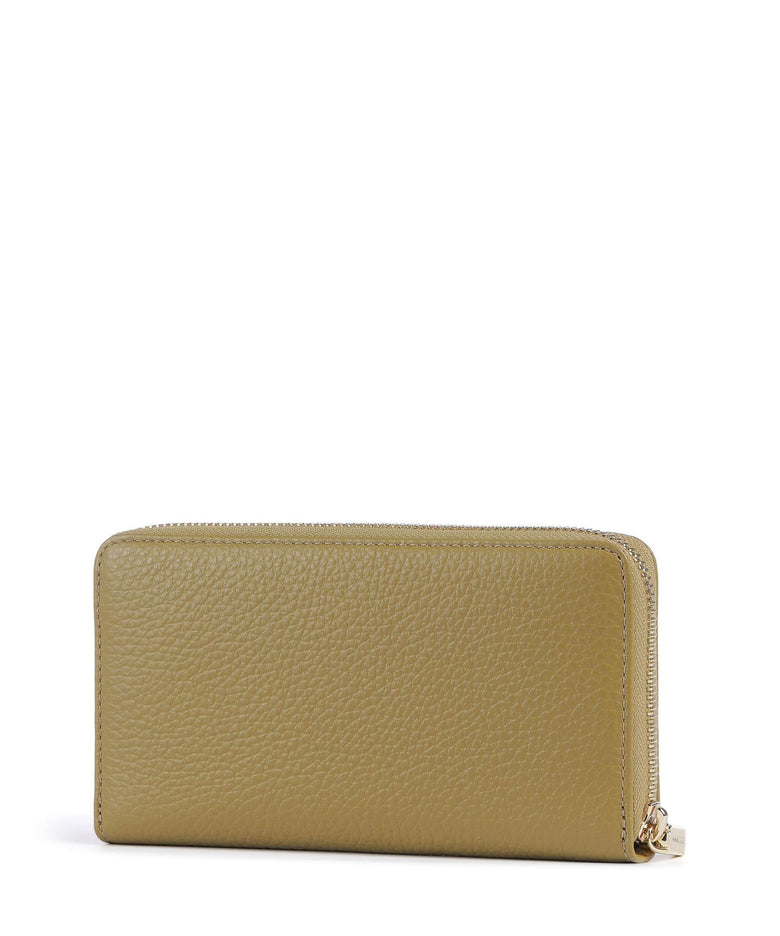 Coccinelle Metallic Soft Wallet seagrass