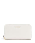 Coccinelle Metallic Soft Wallet pearl