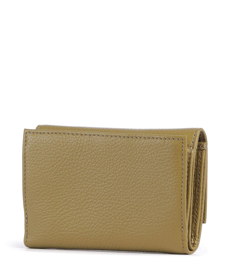 Coccinelle Metallic Soft Wallet seagrass