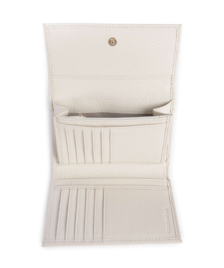 Coccinelle Metallic Soft Wallet pearl