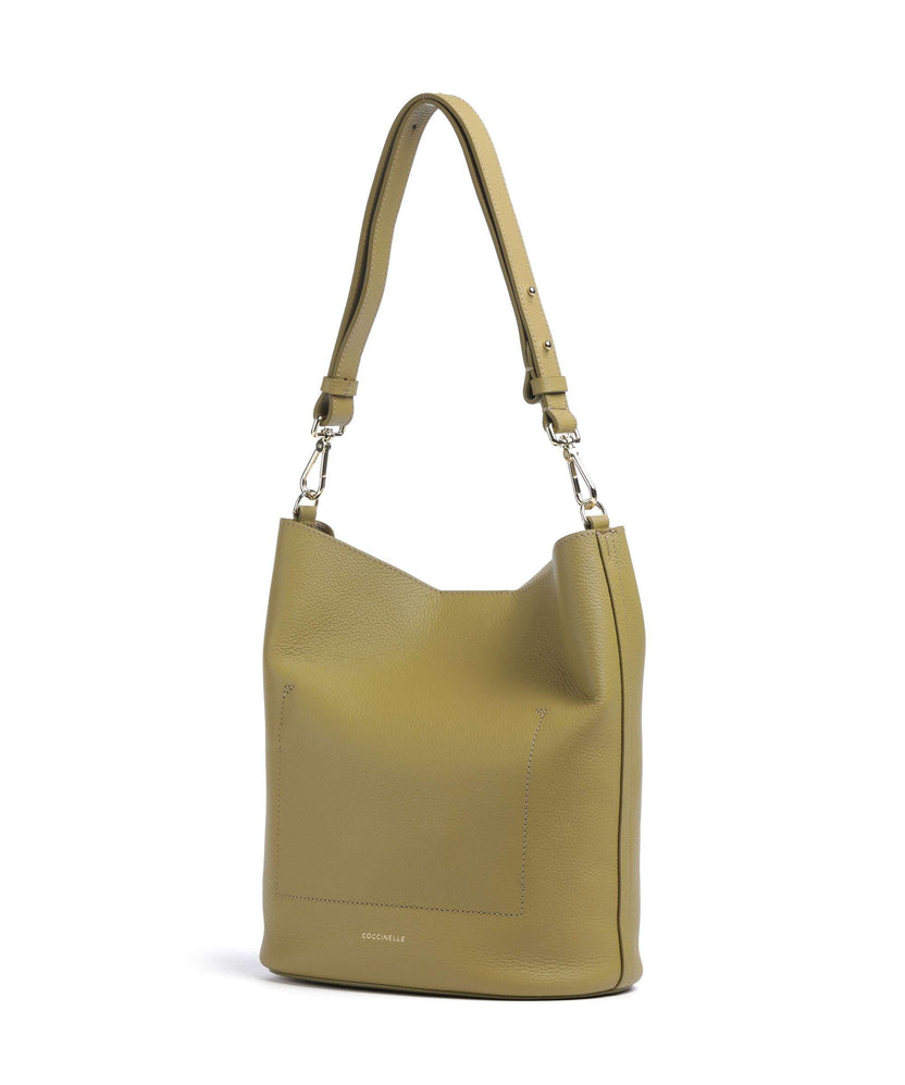 Coccinelle Nikla Bucket bag seagrass/sandshell