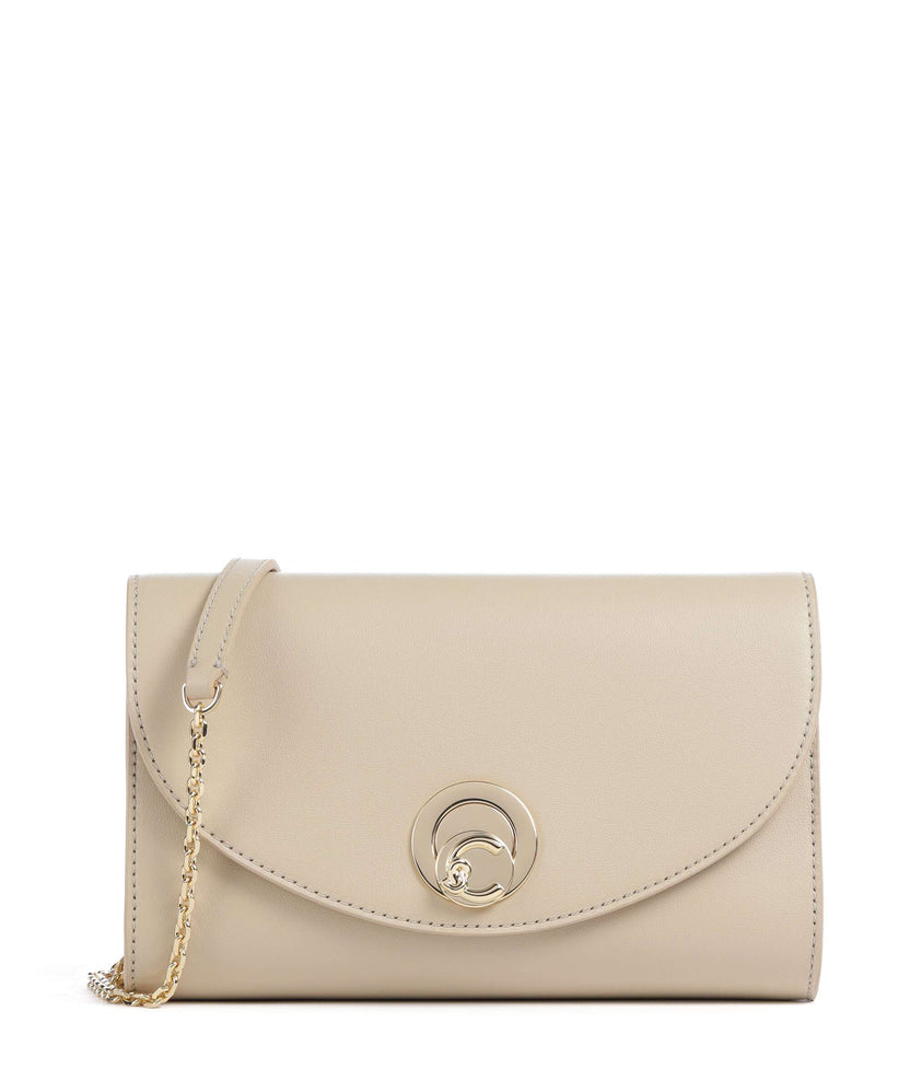 Coccinelle Nikla Smooth Crossbody bag sandshell