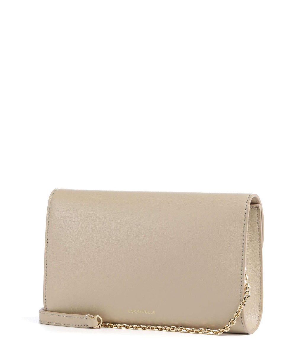 Coccinelle Nikla Smooth Crossbody bag sandshell