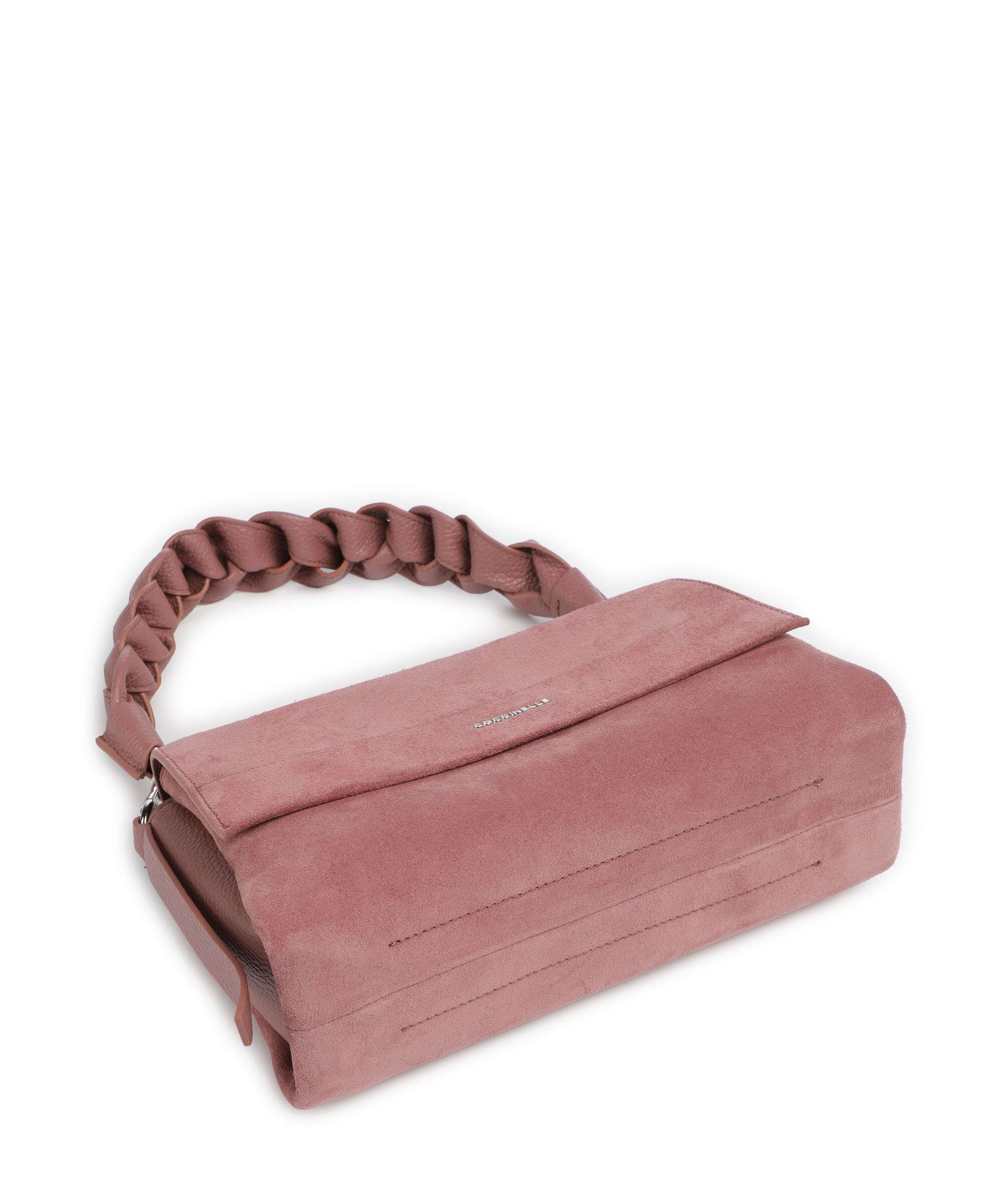 Coccinelle Boheme Suede Shoulder bag winter rose