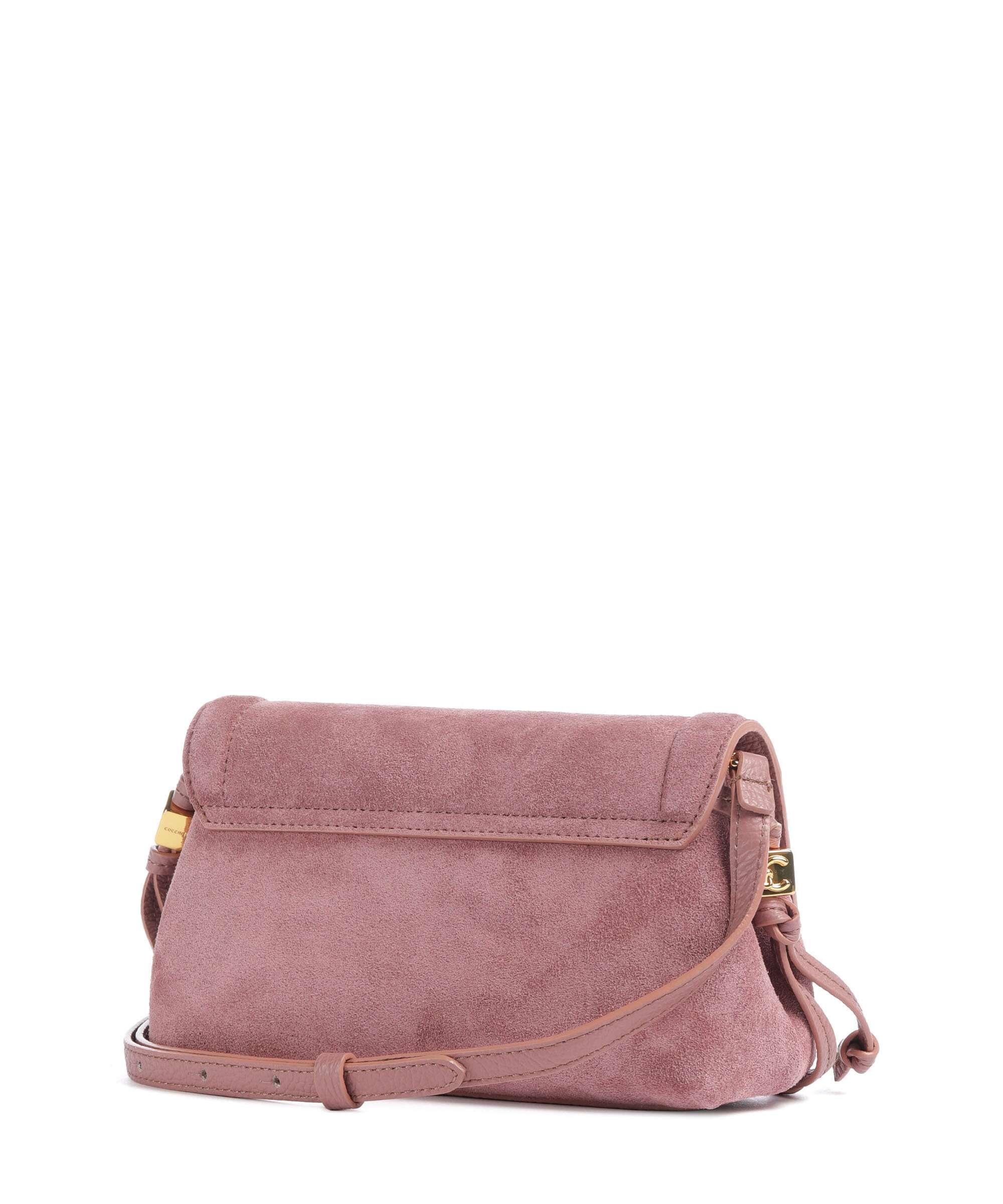 Coccinelle Thess Suede Crossbody bag winter rose