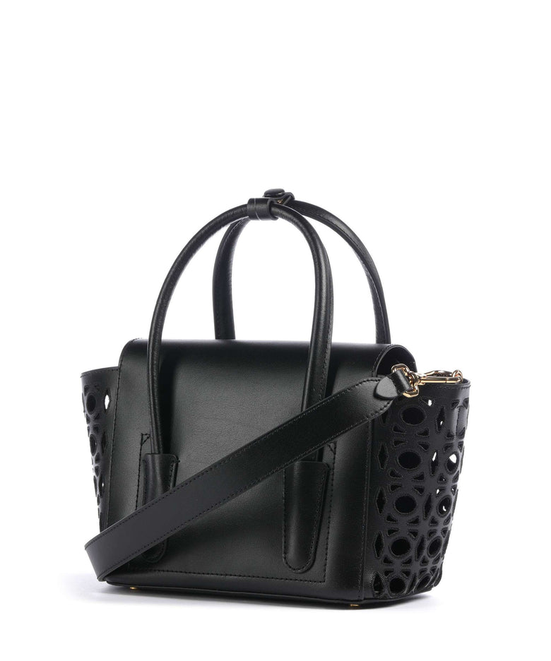 Coccinelle Beat Double Monogram Handbag noir