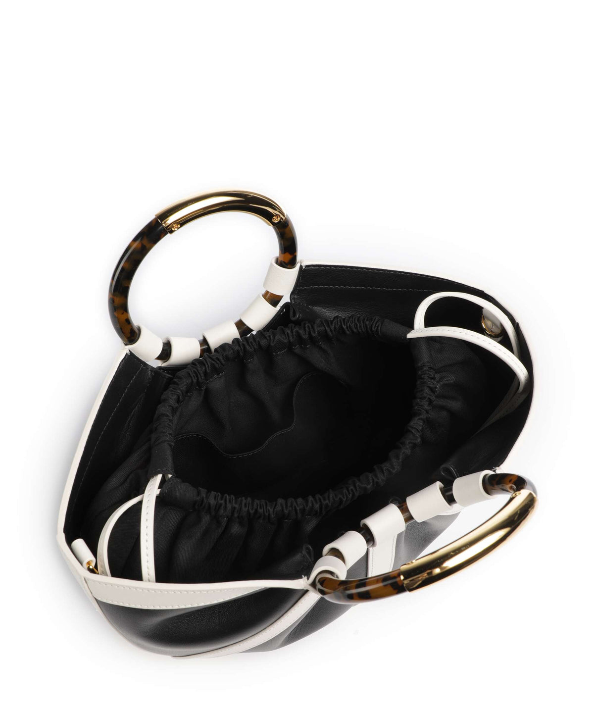 Coccinelle Shell Handbag pearl/noir