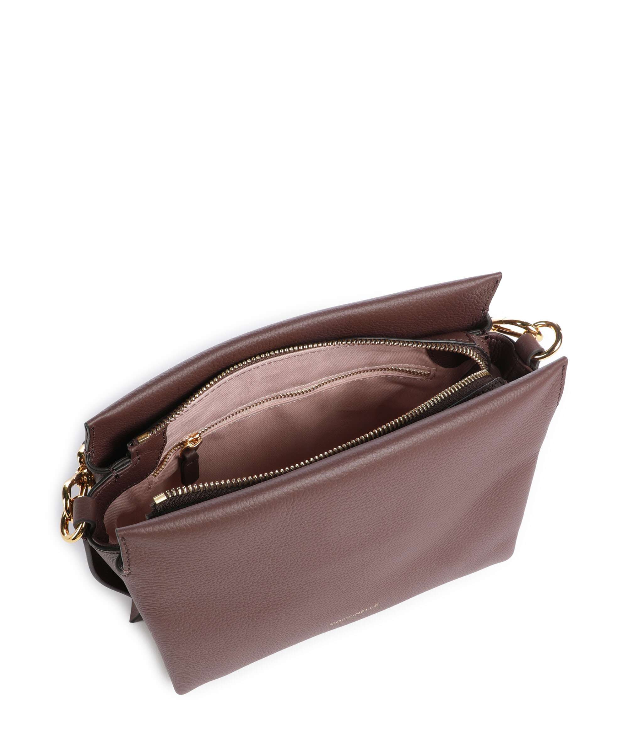 Coccinelle Boheme Grana Double Handbag berry/winter rose