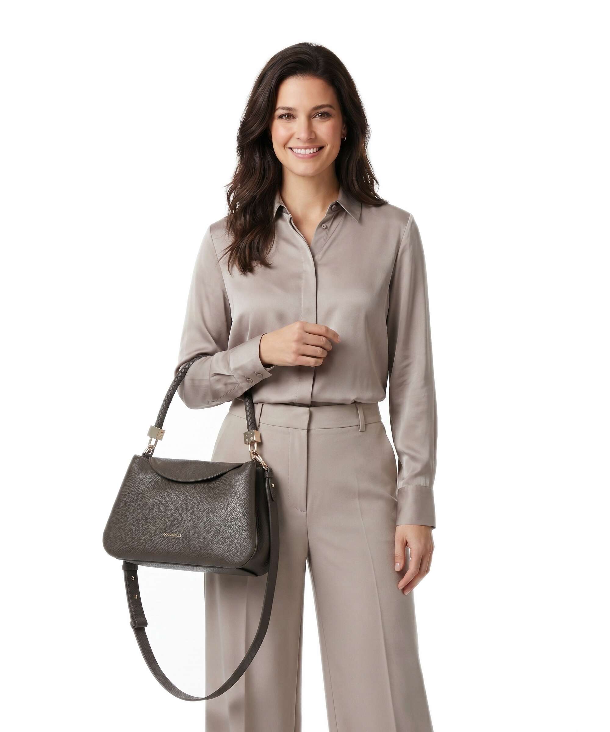 Coccinelle Tiggy Handbag fango