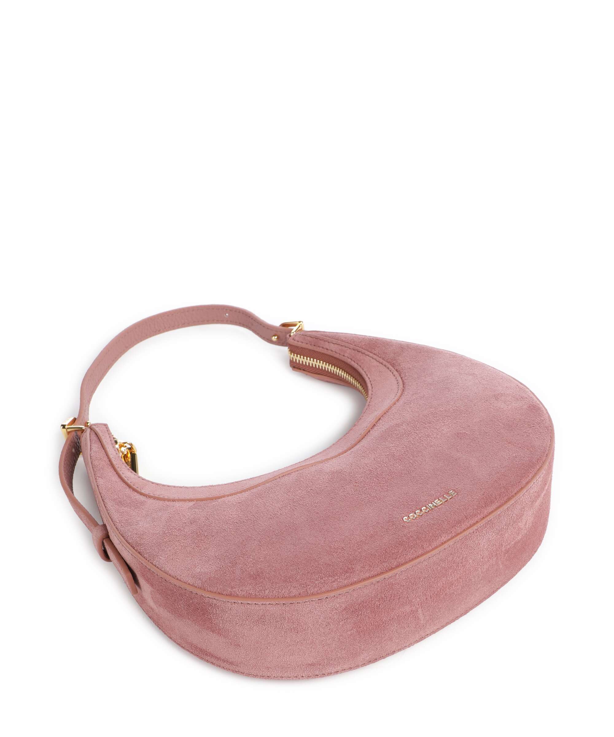 Coccinelle Whisper Suede Shoulder bag winter rose