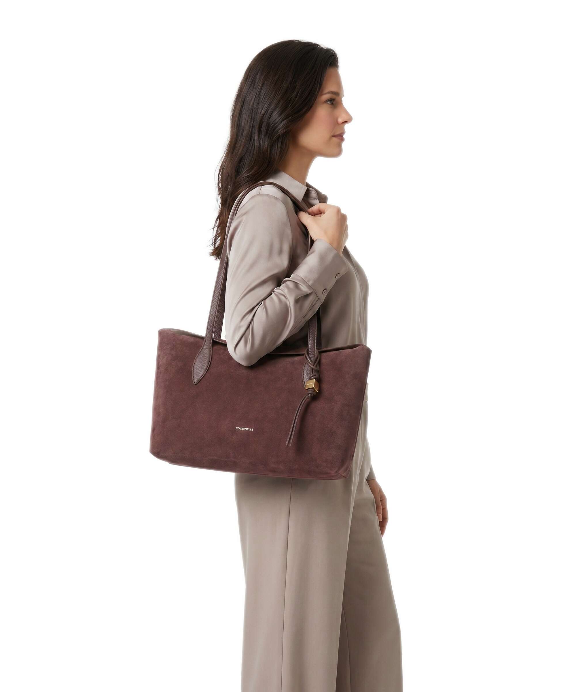 Coccinelle Thess Tote bag berry
