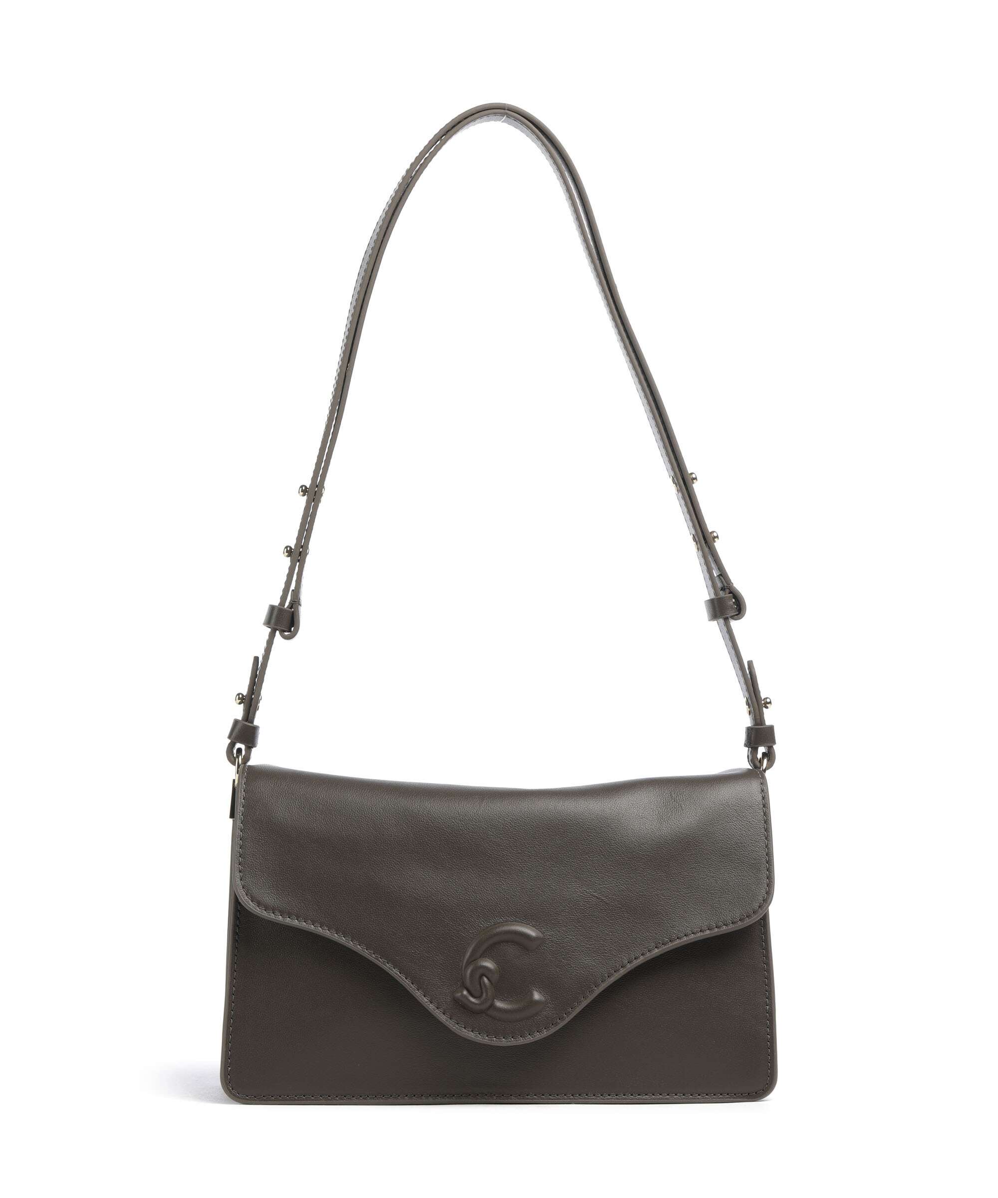 Coccinelle C-Me Softy Shoulder bag fango