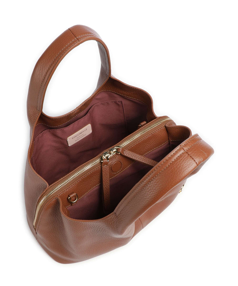 Coccinelle Nell Handbag cognac