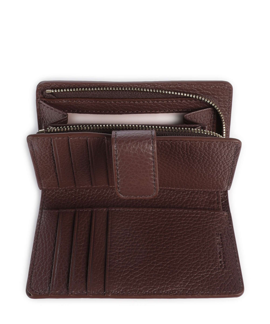 Coccinelle Metallic Soft Wallet berry
