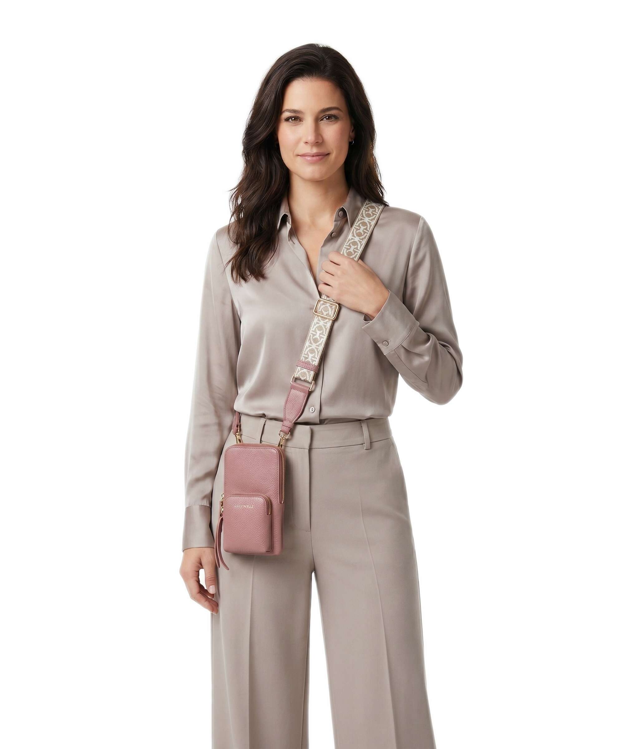 Coccinelle Pixie Phone bag winter rose