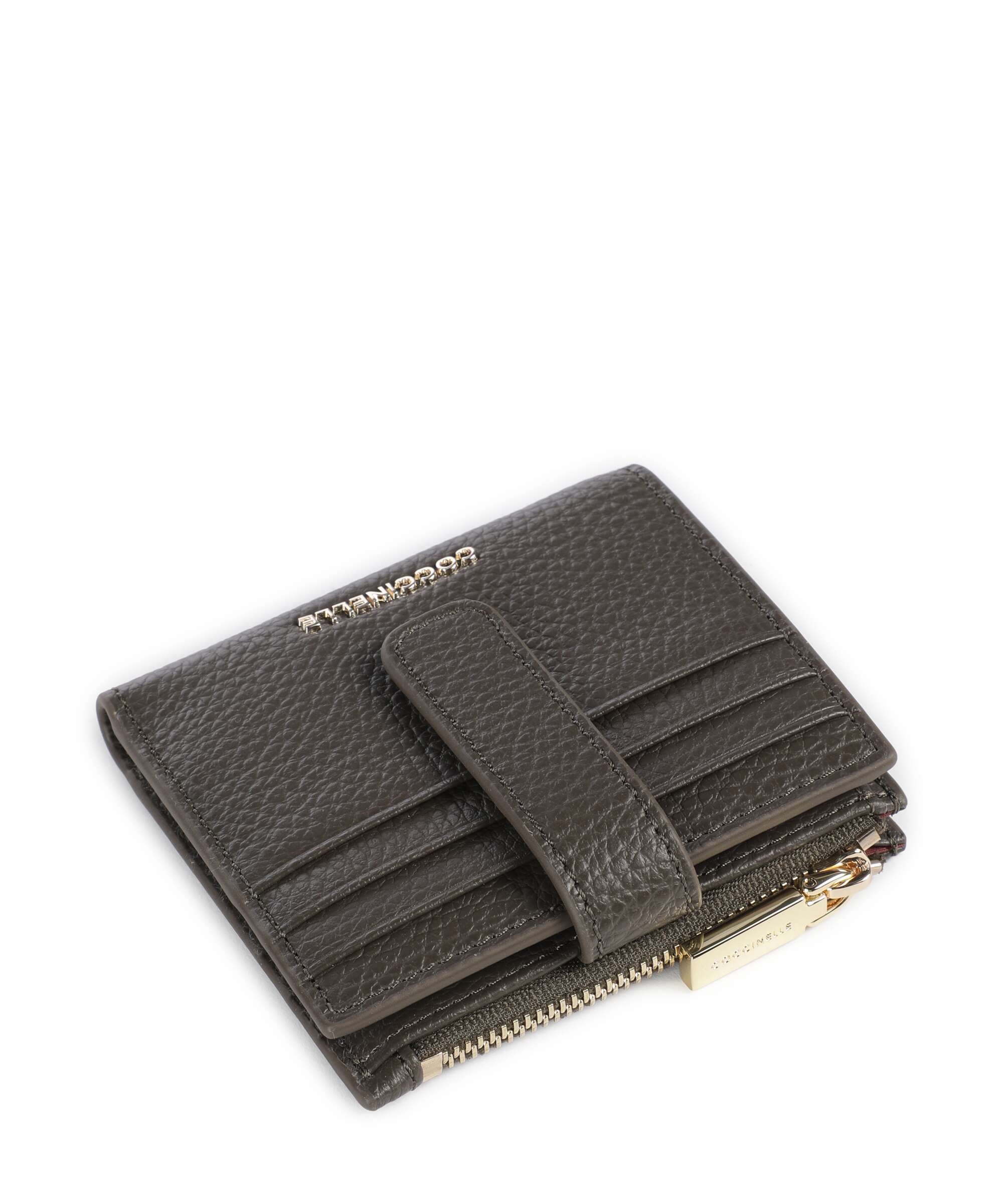 Coccinelle Metallic Soft Wallet fango