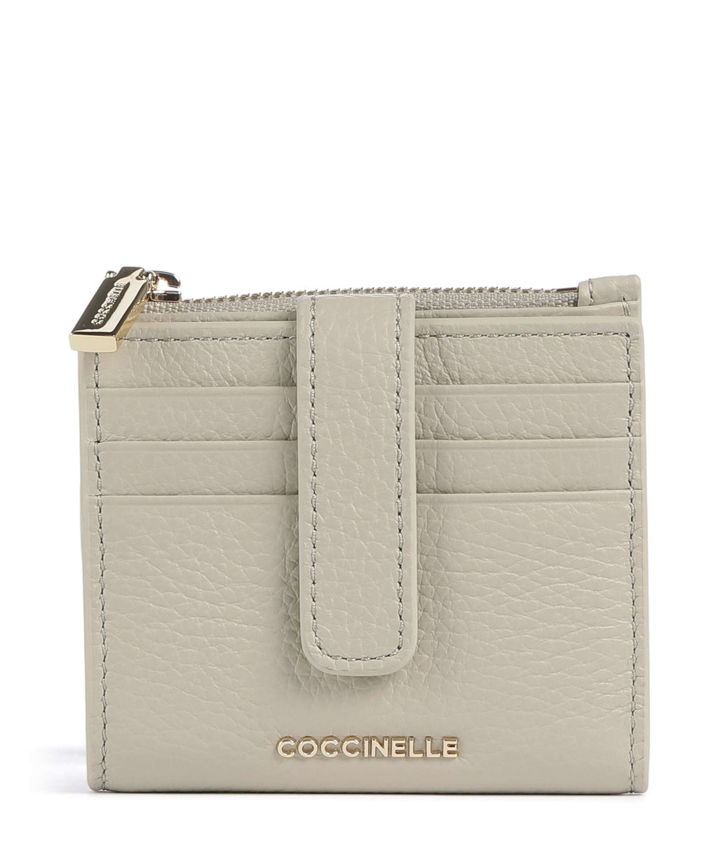 Coccinelle Metallic Soft Wallet eucalipto