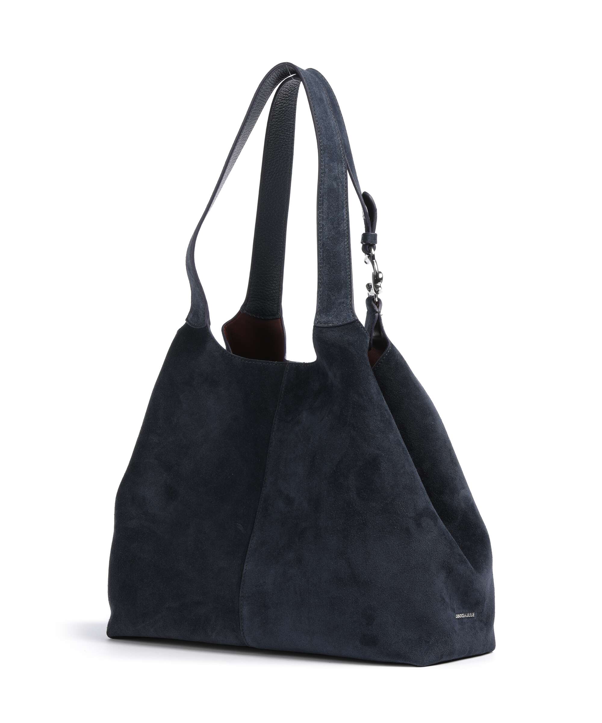 Coccinelle C-Easy Suede Hobo bag midnight blue