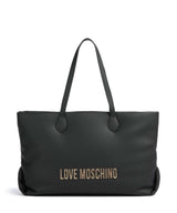 Love Moschino Bold Love Hammered Shoppingväska black