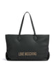 Love Moschino Bold Love Hammered Tote bag black