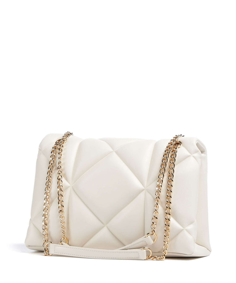Love Moschino Embossed Q Shoulder bag ivory