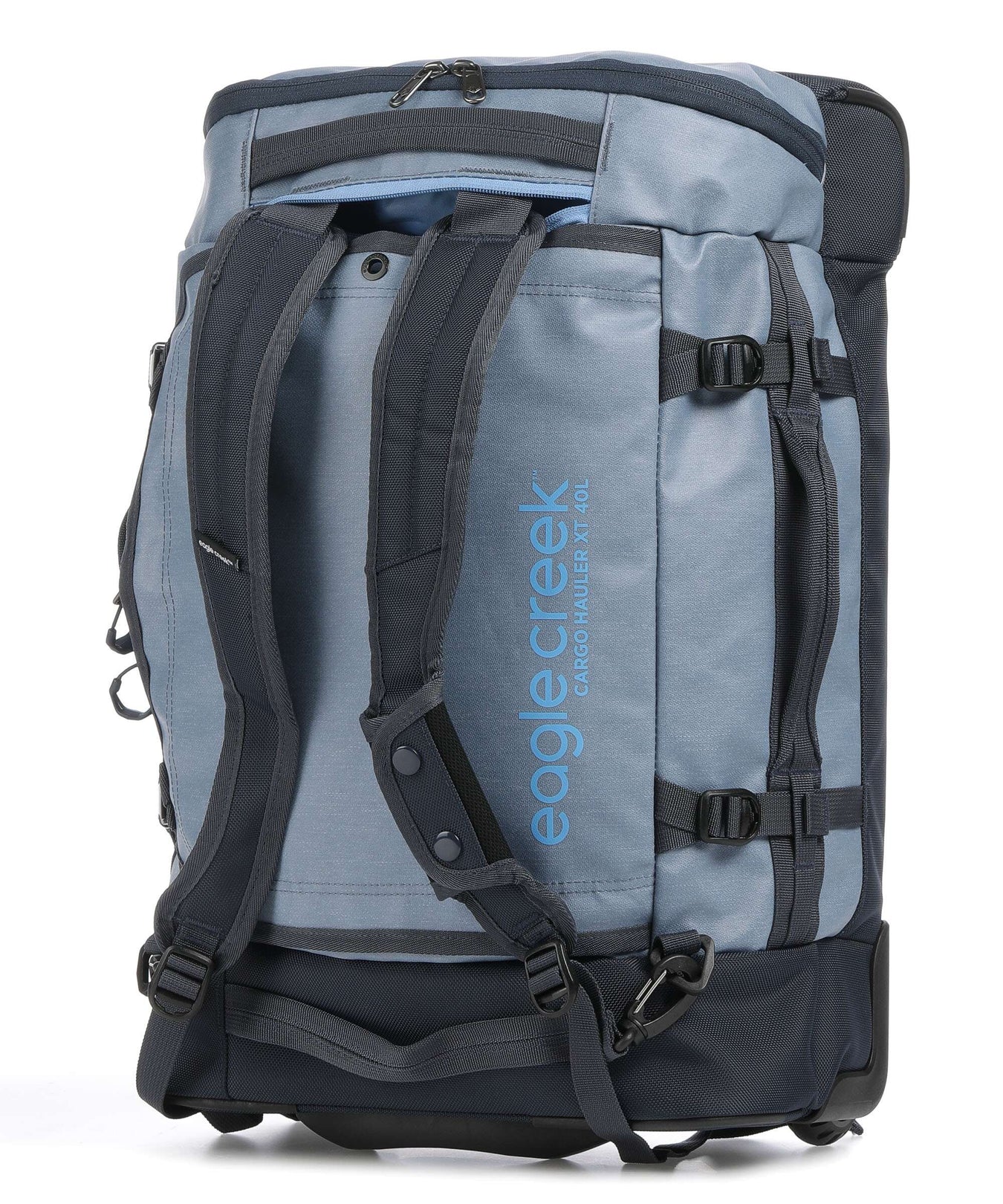 Eagle Creek Cargo Hauler XT International Carry On Backpack with wheels glacier blue