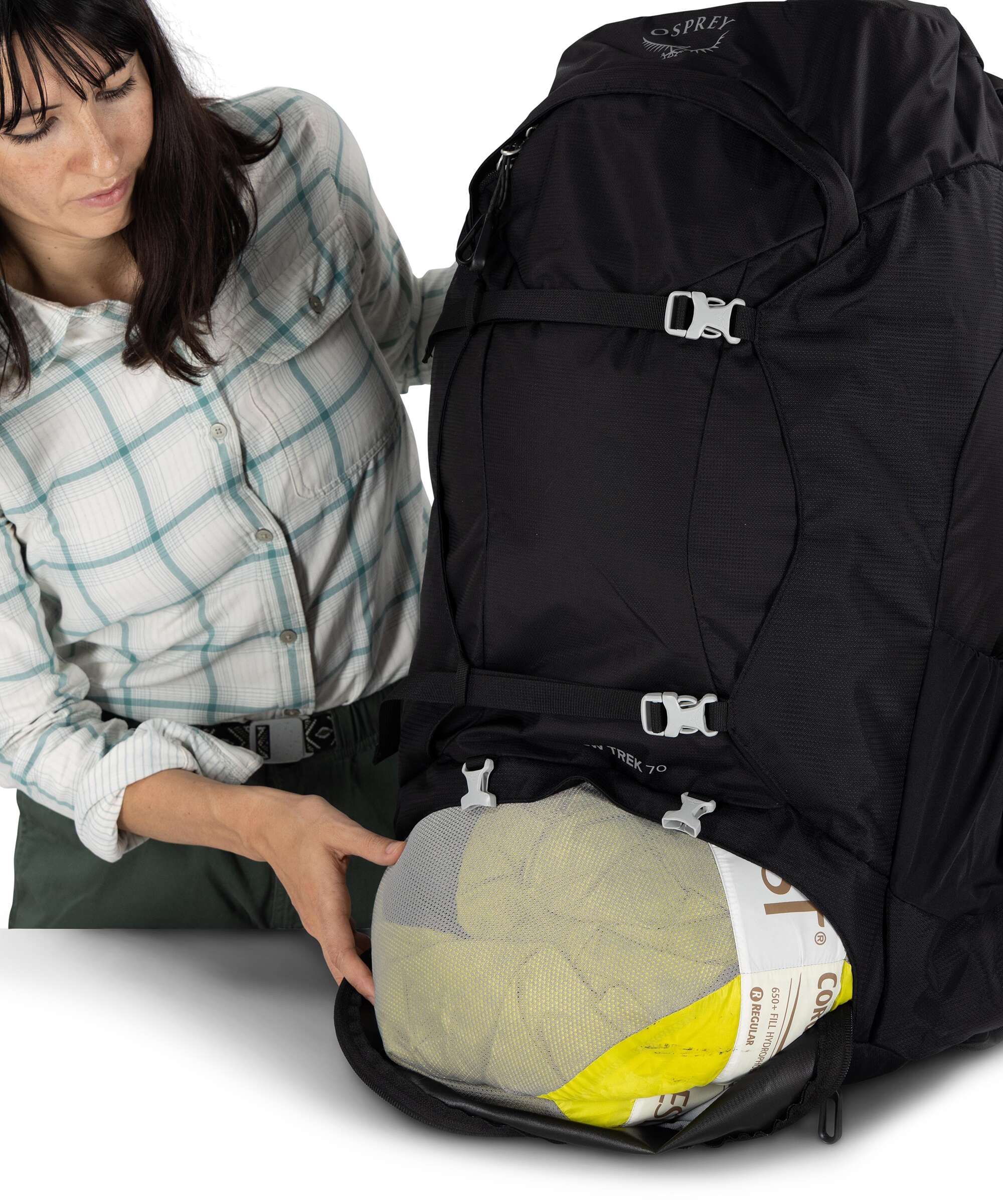 Osprey Fairview Trek 70 Trekking backpack black