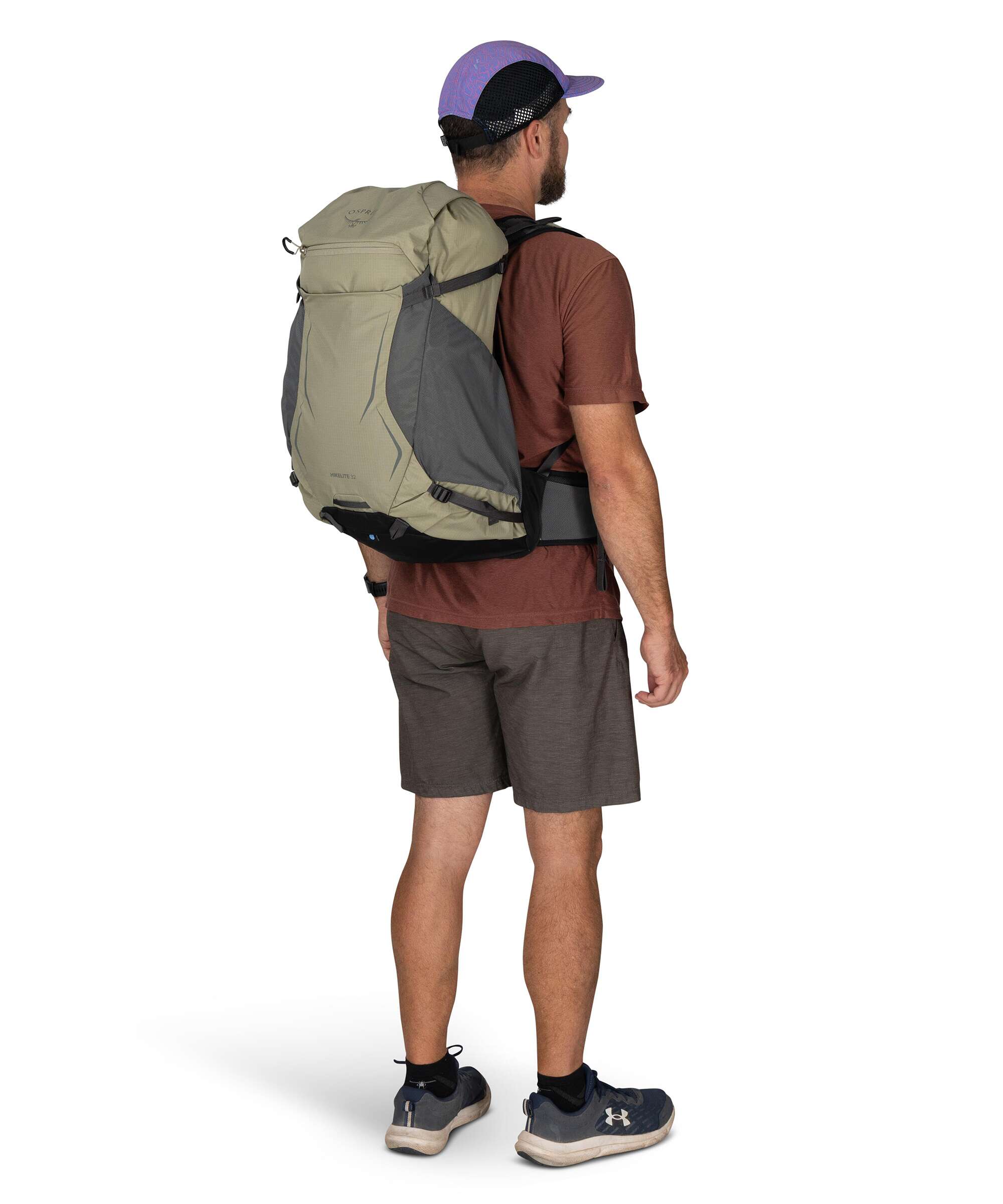 Osprey Hikelite 32 Hiking backpack tungsten/yelow