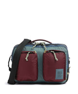 Topo Designs Global Portfölj dark denim/burgundy