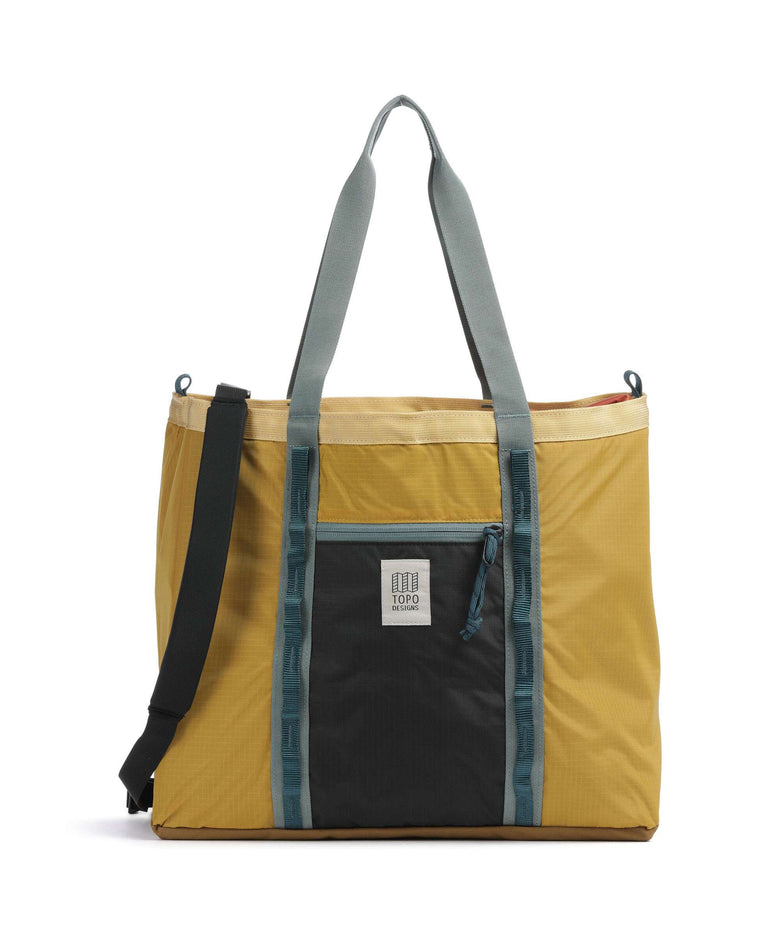 Topo Designs Mountain Utility Tote bag mustard/black