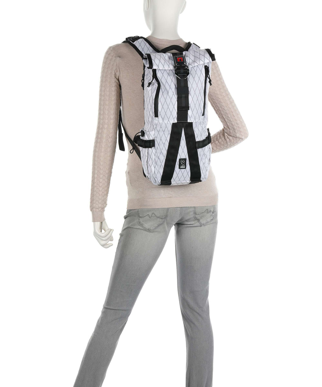 Chrome Tensile Trail Hydro Rolltop backpack white