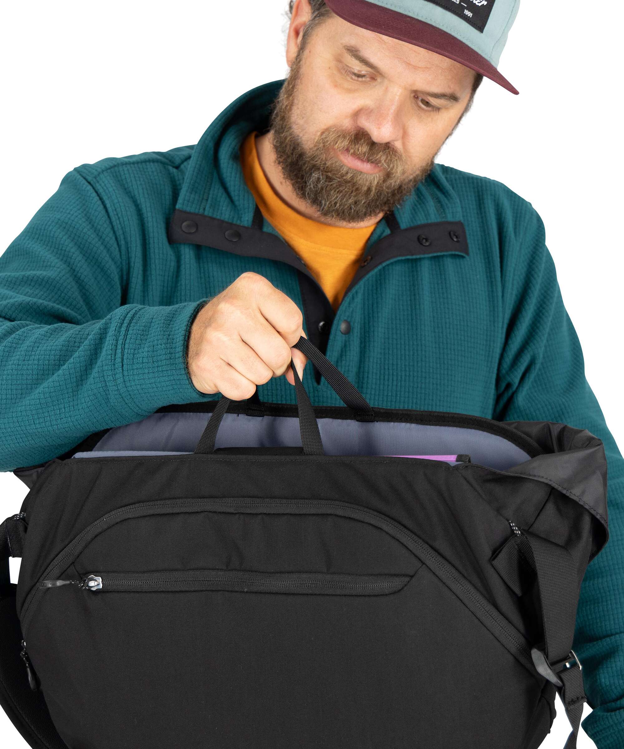 Osprey Metron 18 Messenger bag black anchor blue
