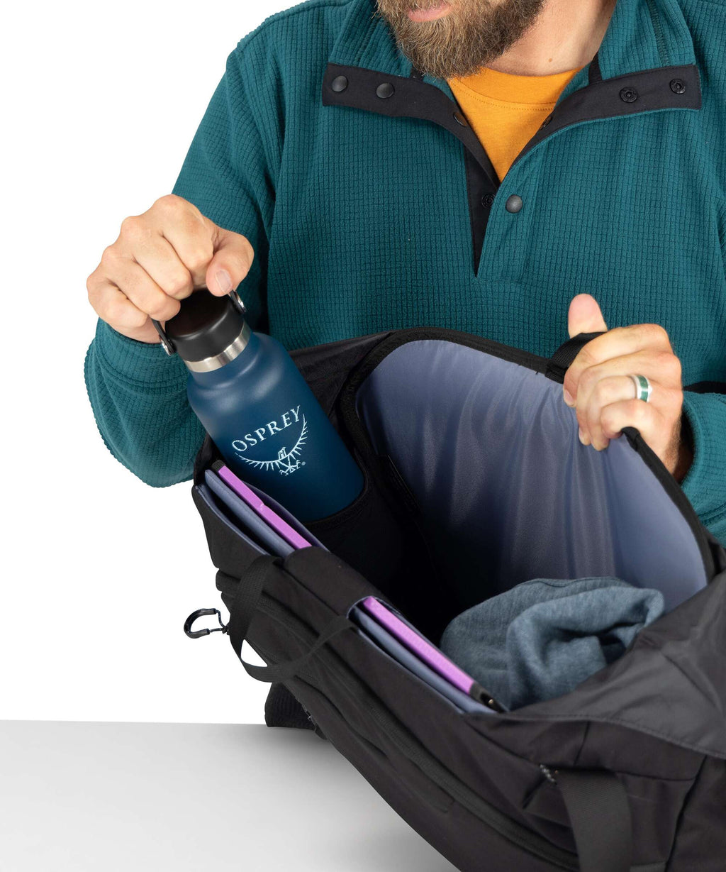 Osprey Metron 18 Messenger bag black anchor blue