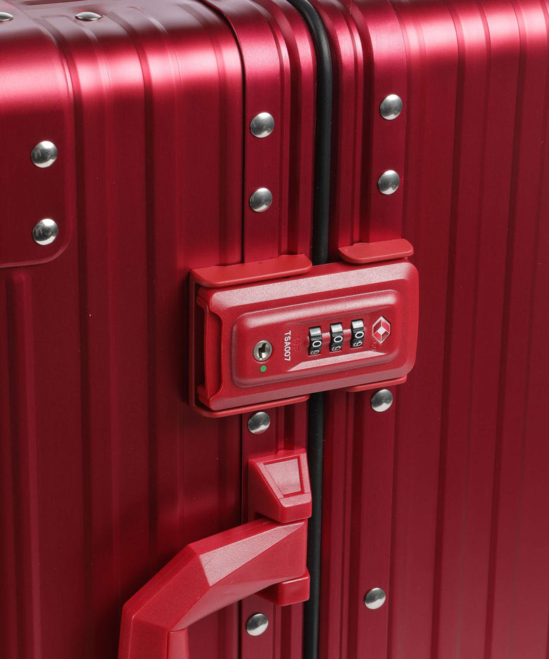 Aleon Domestic Carry-On Spinner (4 wheels) ruby