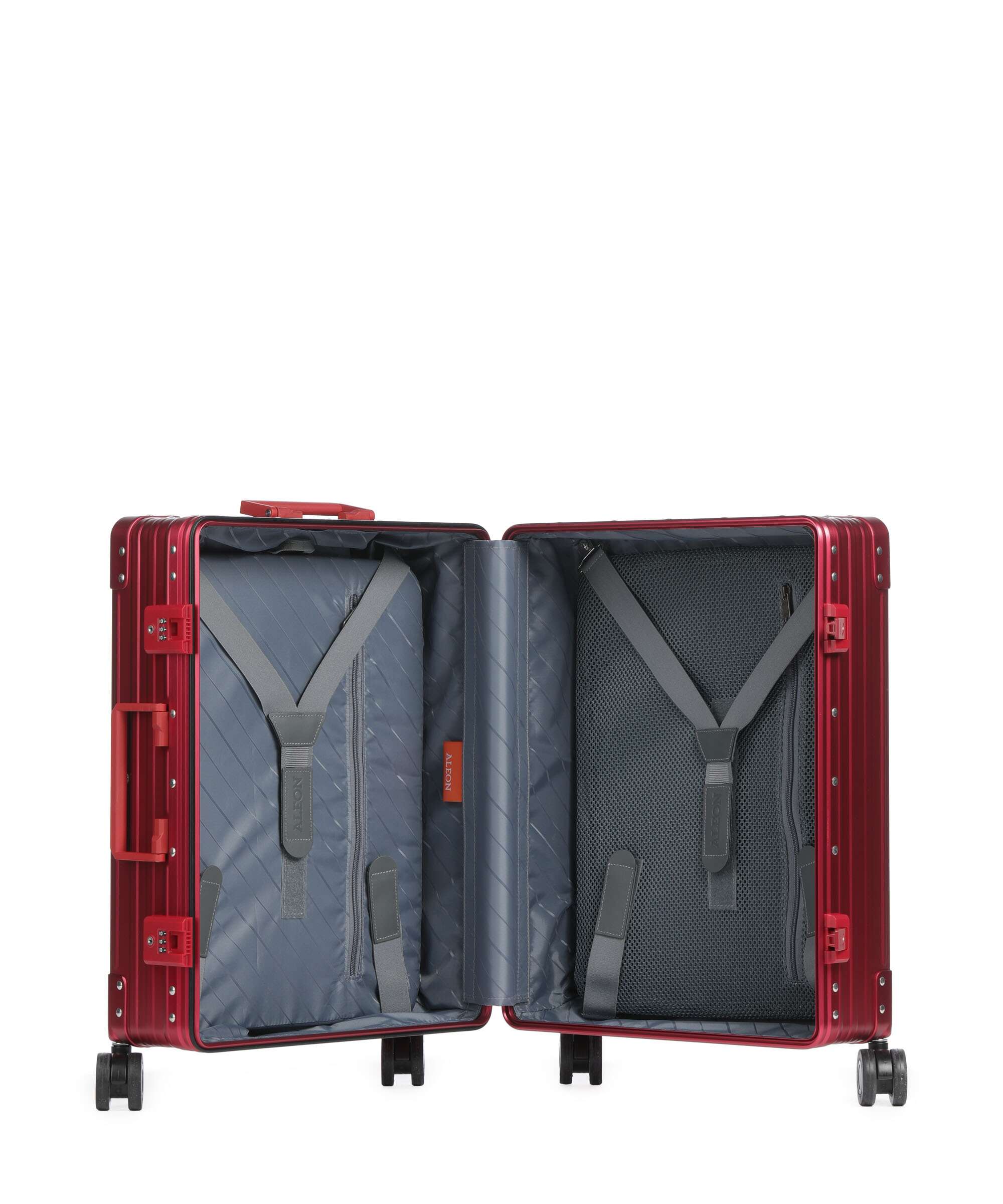 Aleon Domestic Carry-On Spinner (4 wheels) ruby