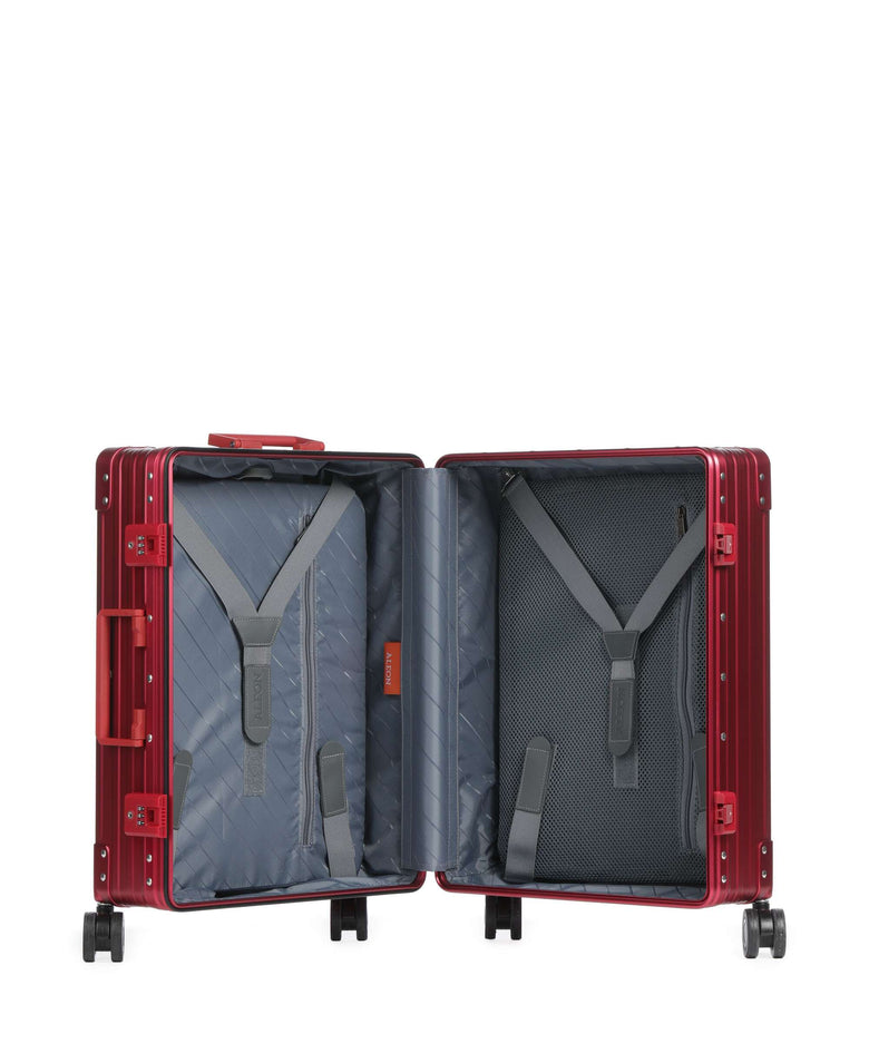 Aleon Domestic Carry-On Spinner (4 wheels) ruby