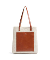 Castelijn & Beerens Babette Shoppingväska beige/cognac