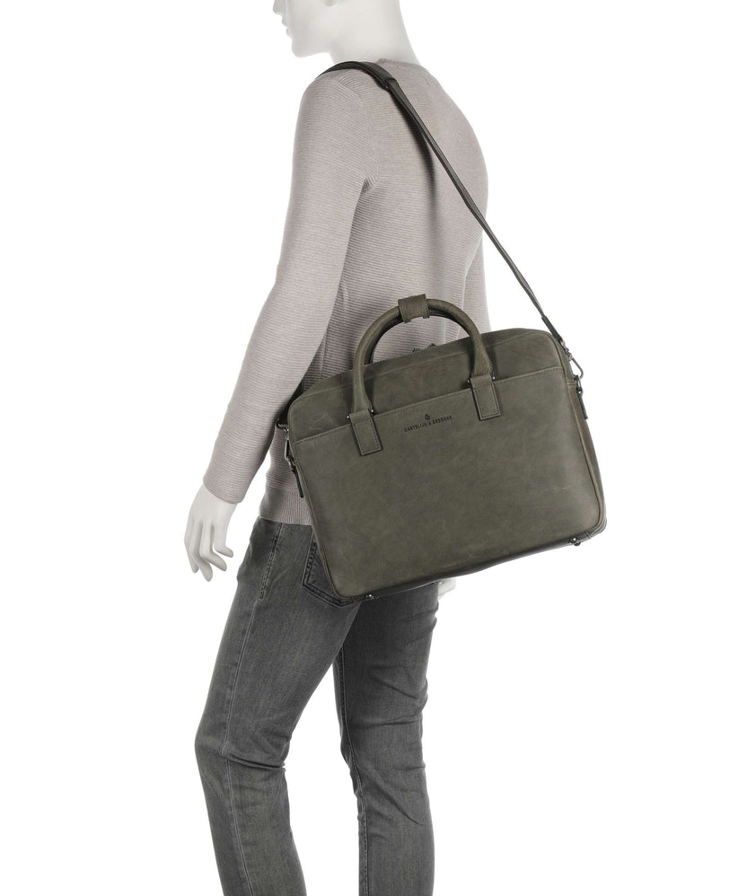 Castelijn & Beerens Carisma RFID Briefcase dark military