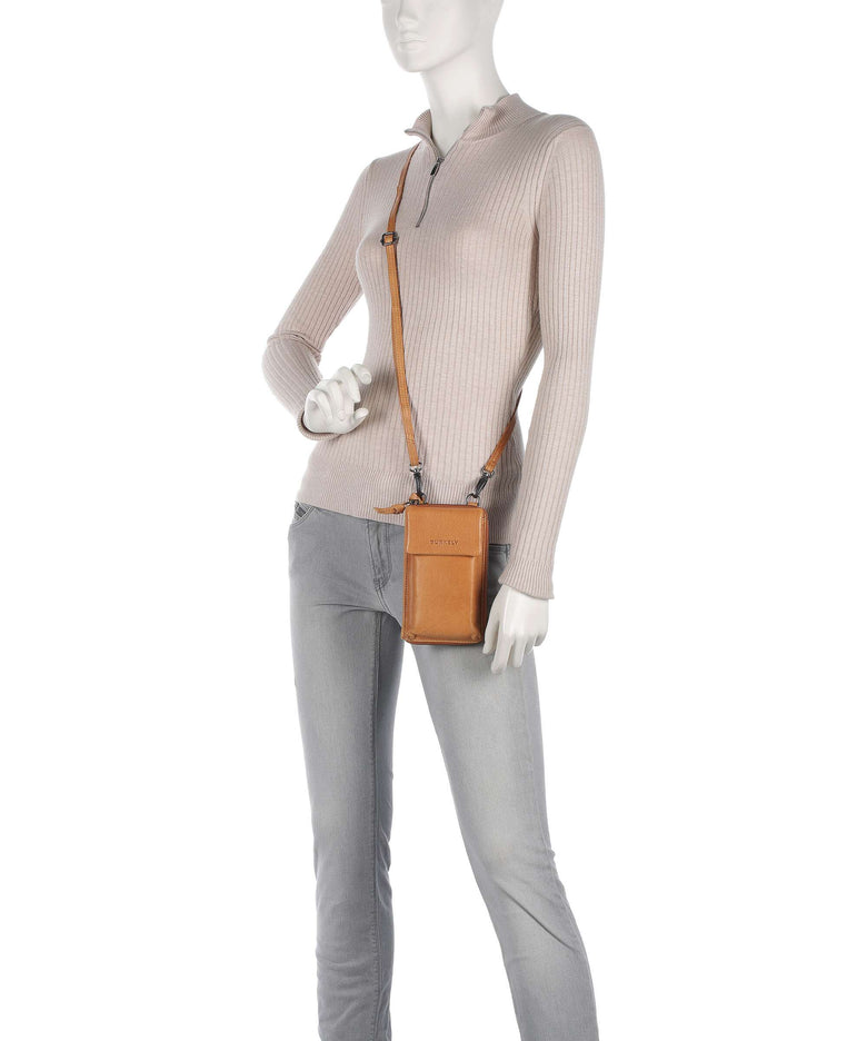 Burkely Just Jolie Phone bag cinnamon/cognac