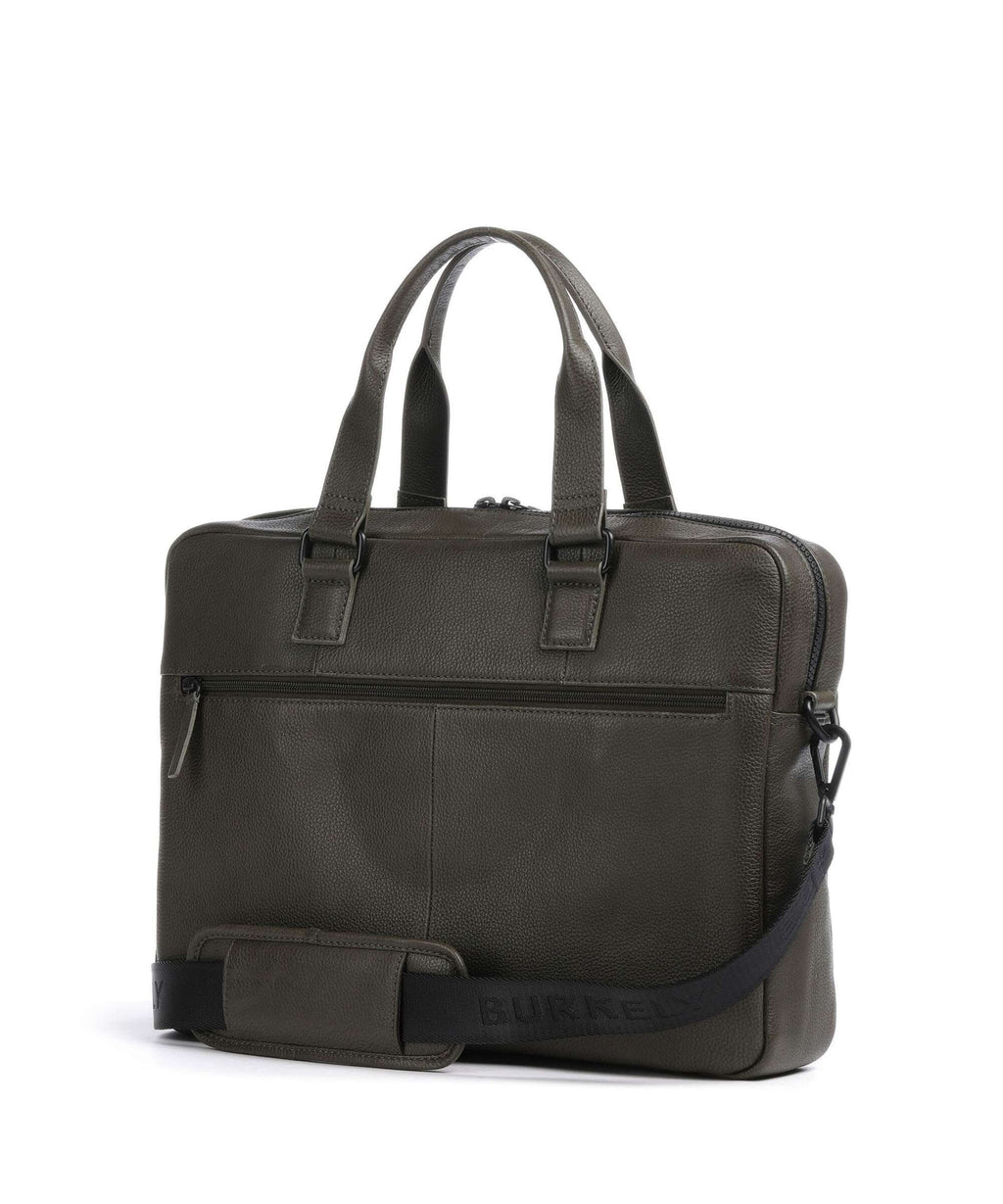Burkely Minimal Mason Briefcase great green