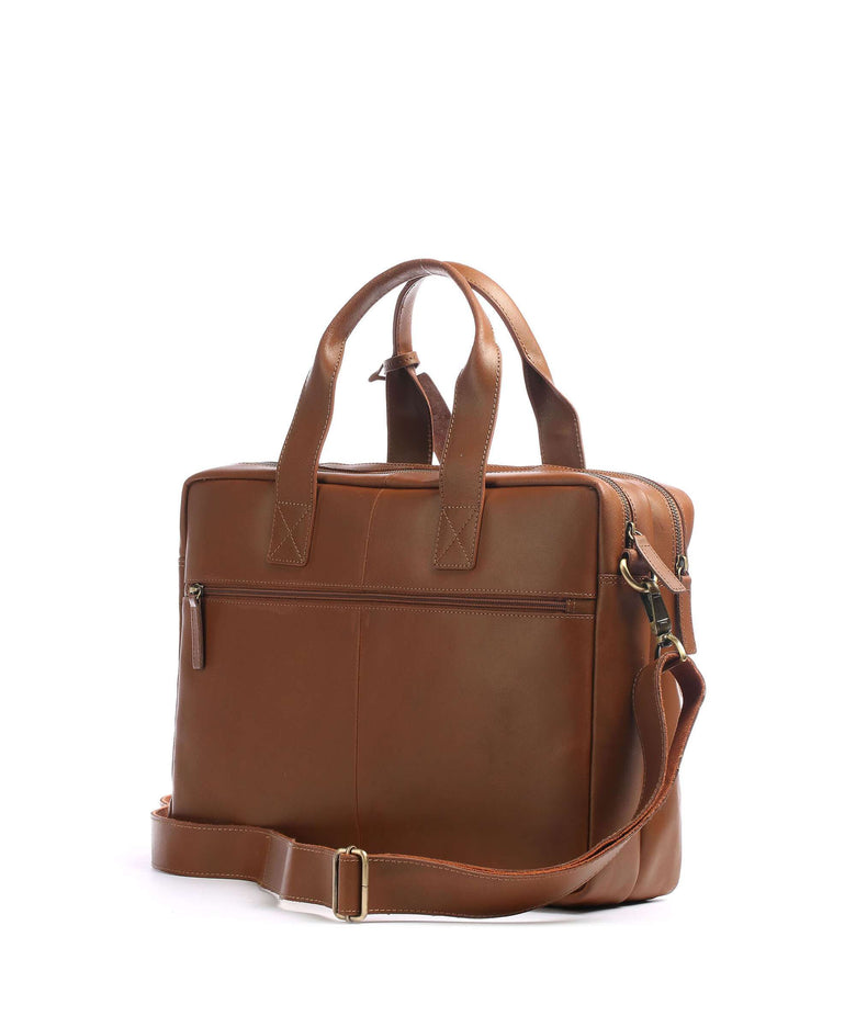 Burkely Vintage Jesse Briefcase cognac