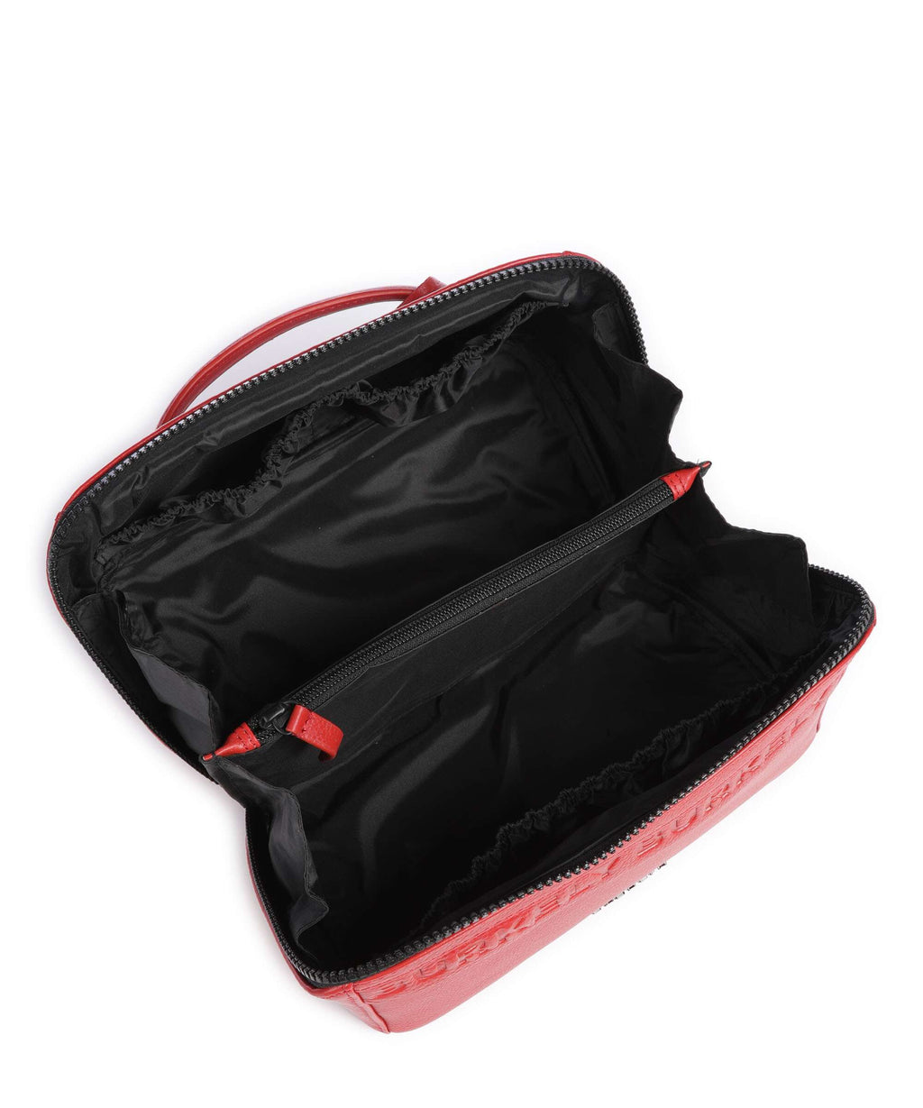 Burkely Minimal Mason Toiletry bag really red