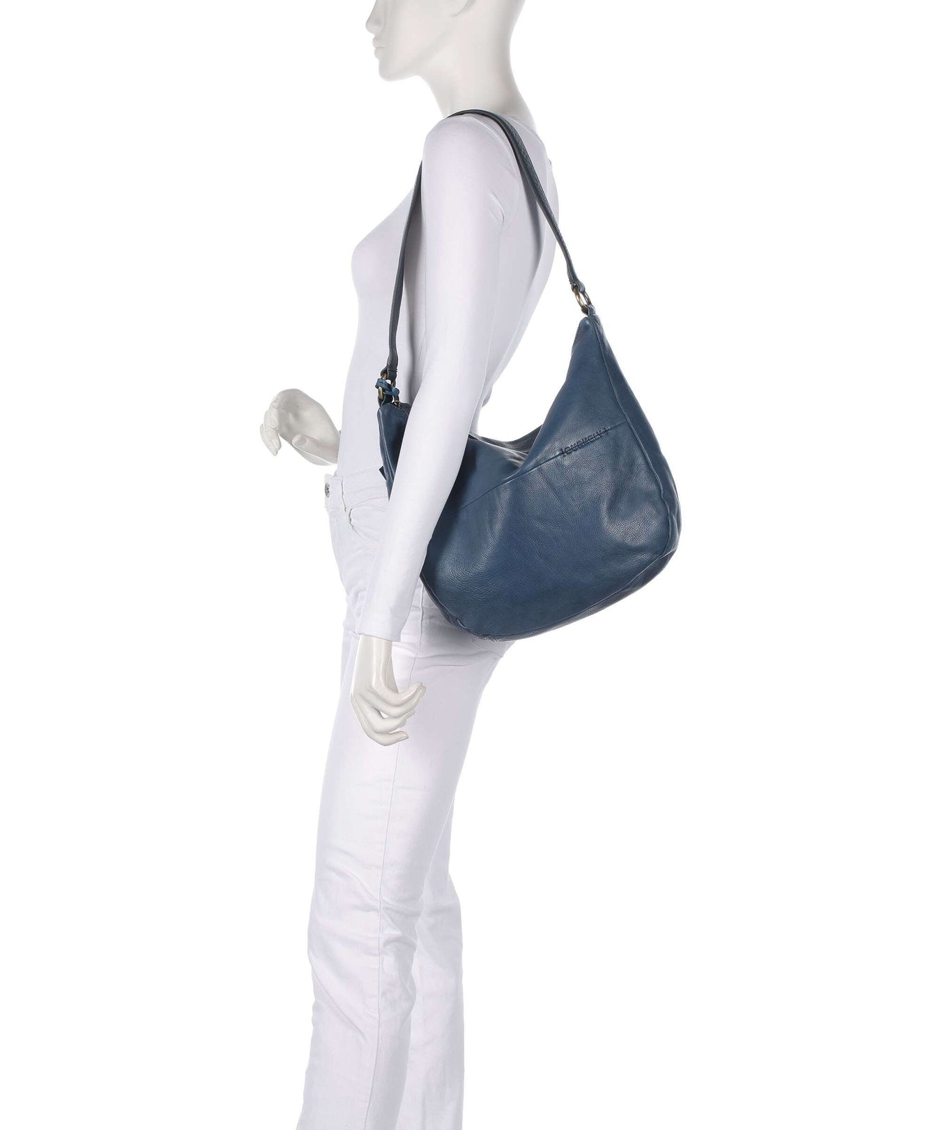 Burkely Natural Norah Hobo bag berry blue