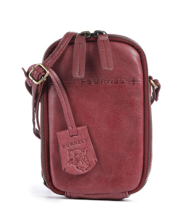 Burkely Natural Norah Telefonväska poppy pink